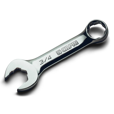 Capri Tools 3/4 in. WaveDrive Pro Stubby Combination Wrench for Regular and Rounded Bolts CP11750-S34SB